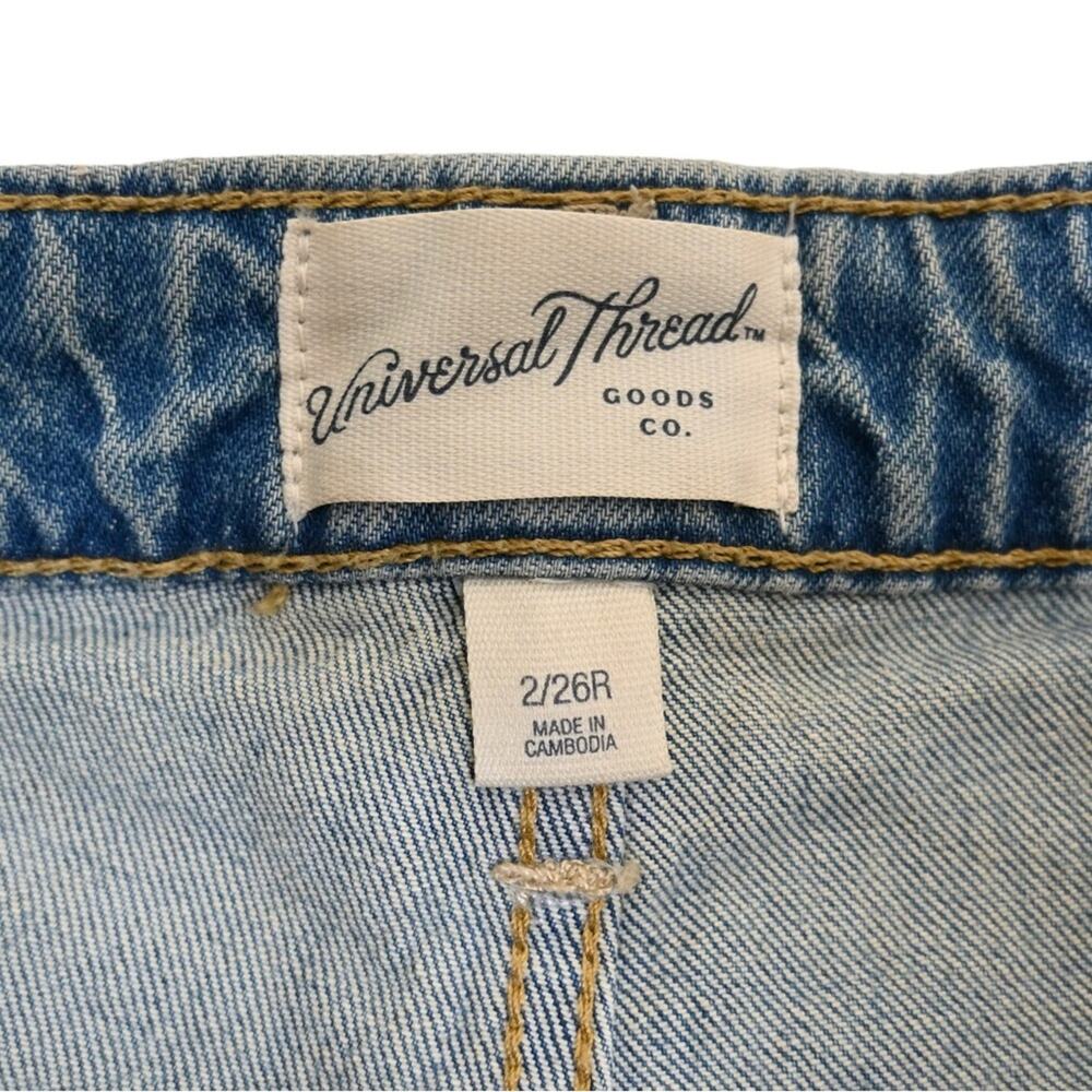 Universal Thread Womens 2/26R Vintage Midi Jean Shorts - Picture 8 of 10